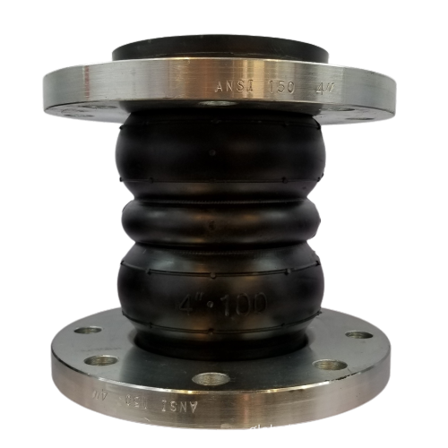 Twin Sphere Rubber Expansion Joint dual sphere rubber expansion joint with flanges Supplier